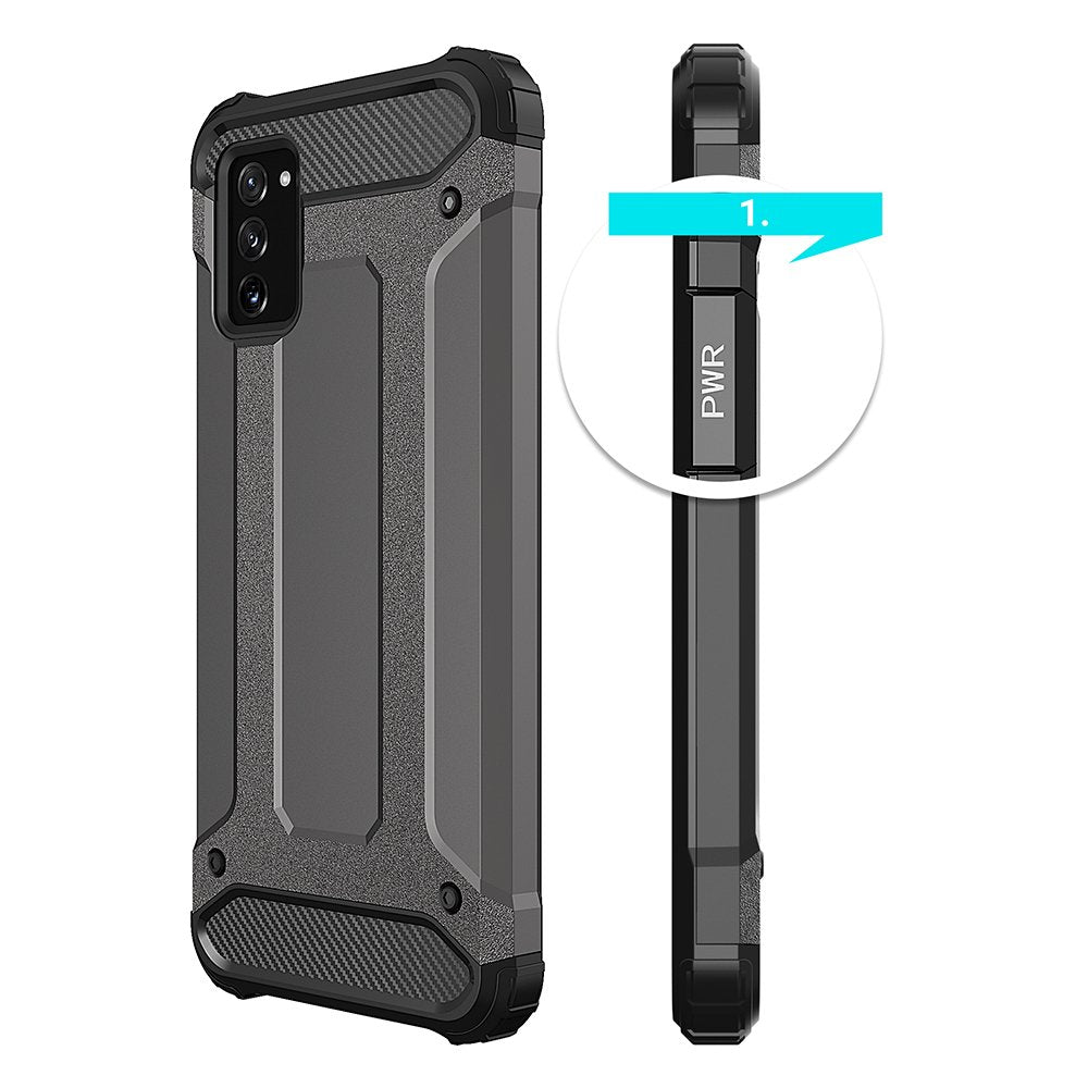 Hybrid Armor odolné pouzdro pro Samsung Galaxy A02s