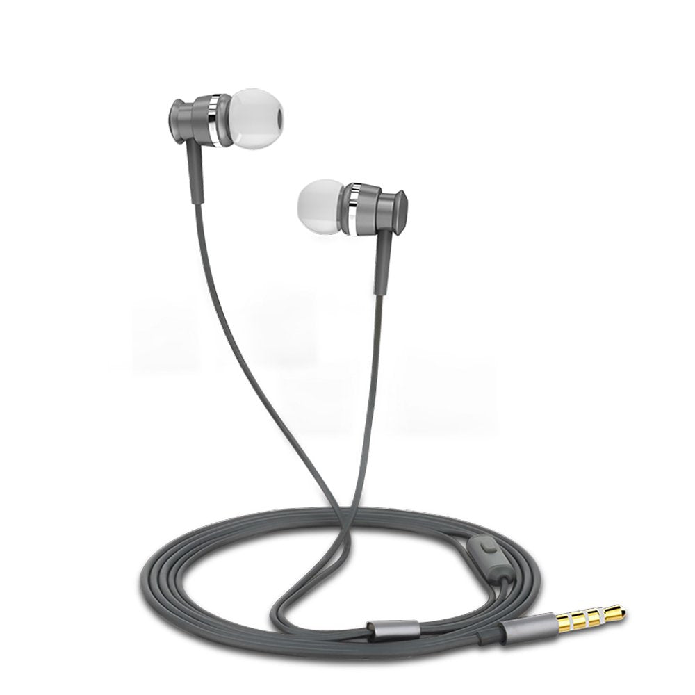 Kovová sluchátka do uší Joyroom s 3,5mm mini jackem, dálkovým ovládáním a mikrofonem