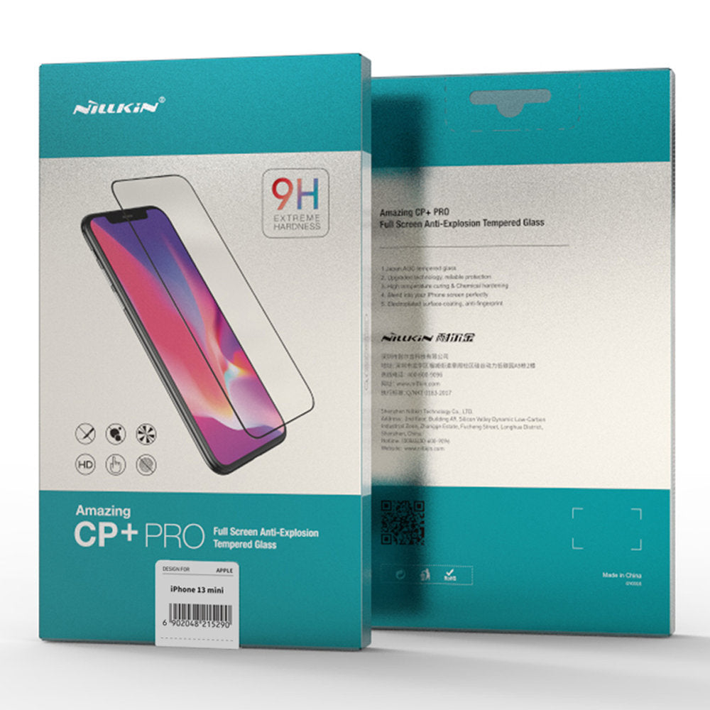 Nillkin CP+PRO ultratenké temperované sklo s plným pokrytím a rámem pro iPhone 13 mini