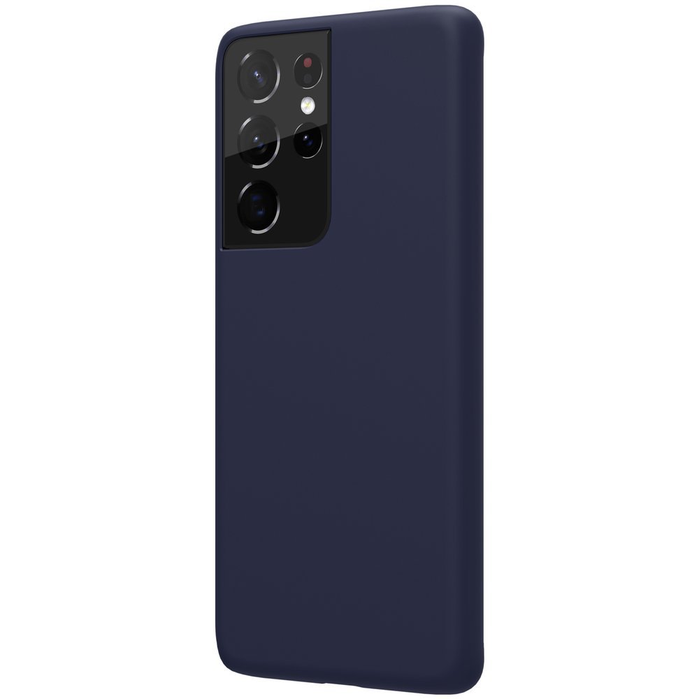 Nillkin Flex Pure Pro tekutý silikonový kryt pro Samsung Galaxy S21 Ultra 5G modrý