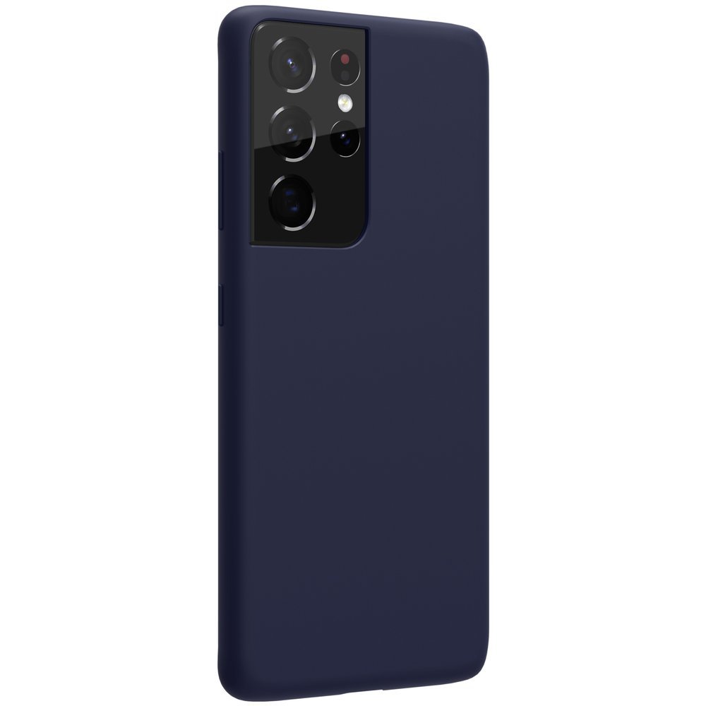 Nillkin Flex Pure Pro tekutý silikonový kryt pro Samsung Galaxy S21 Ultra 5G modrý