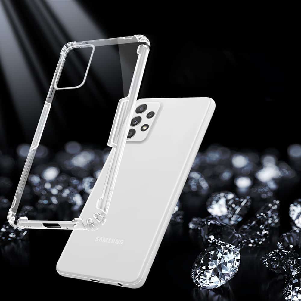 Nillkin Nature TPU gelové pouzdro pro Samsung Galaxy A72 průhledné