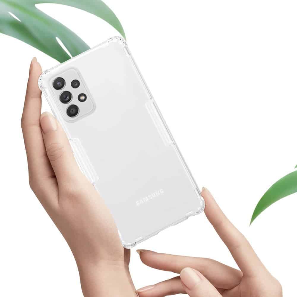 Nillkin Nature TPU gelové pouzdro pro Samsung Galaxy A72 průhledné
