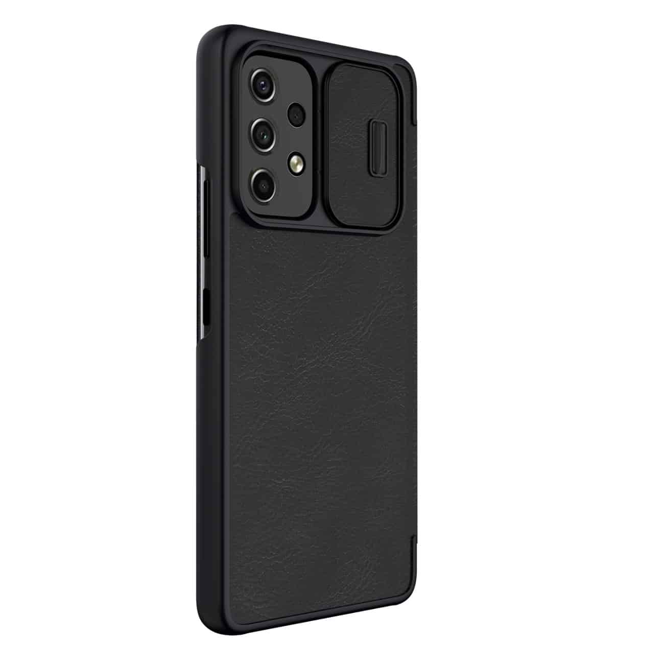 Kožené pouzdro Nillkin Qin Pro pro Samsung Galaxy A53 5G černé