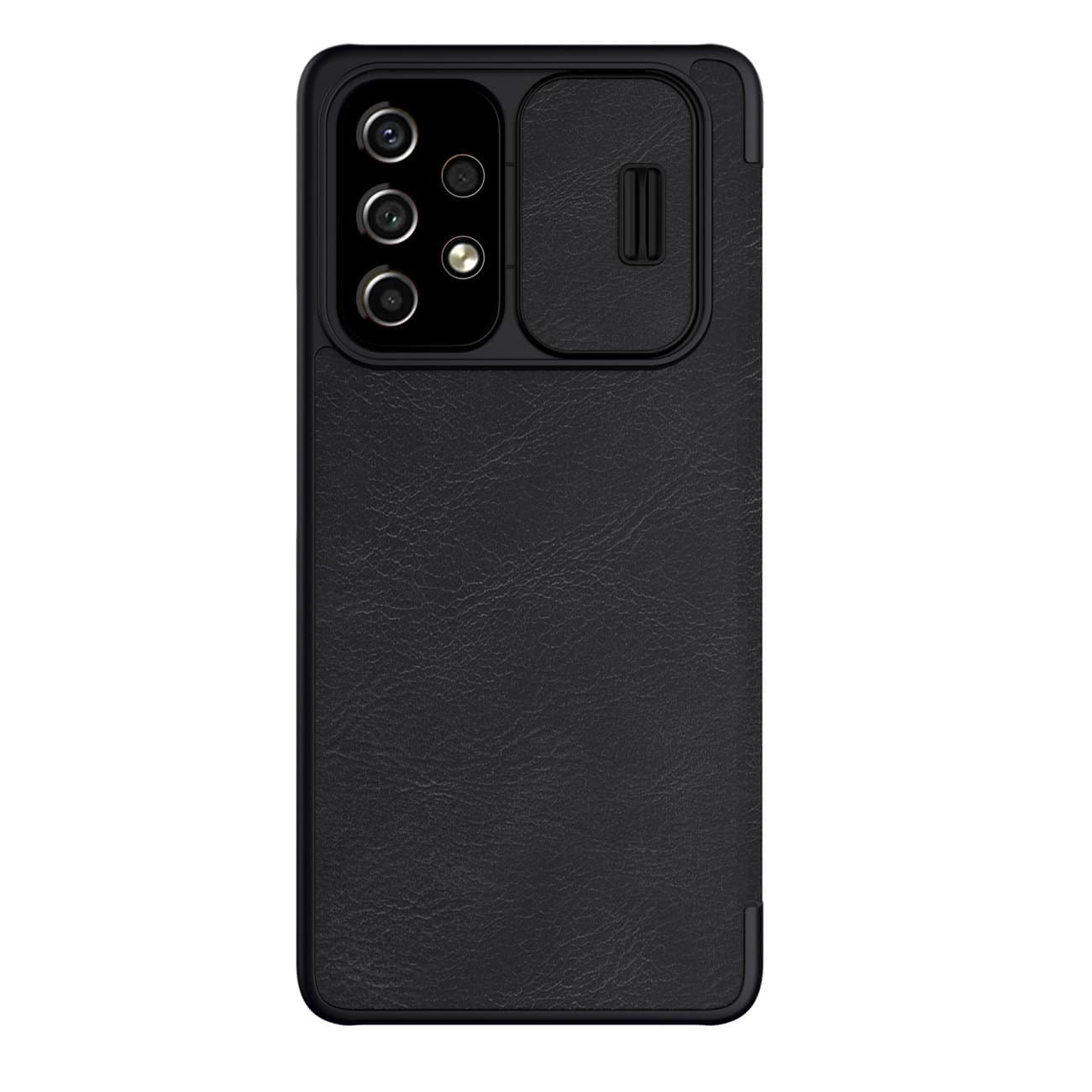 Kožené pouzdro Nillkin Qin Pro pro Samsung Galaxy A53 5G černé