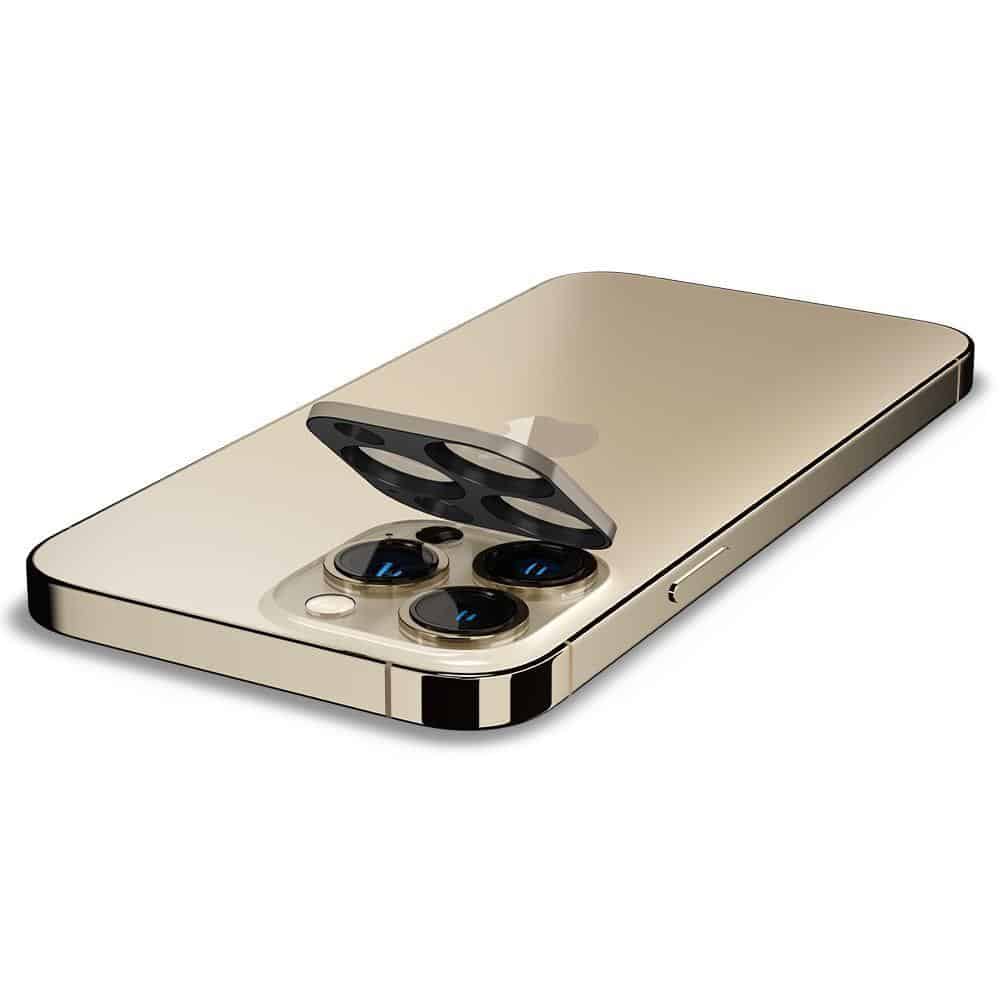 SPIGEN OPTIK.TR ZAŠTITNIK ZA KAMERU 2 kom ZA IPHONE 13 PRO / 13 PRO MAX ZLATNA MASKA