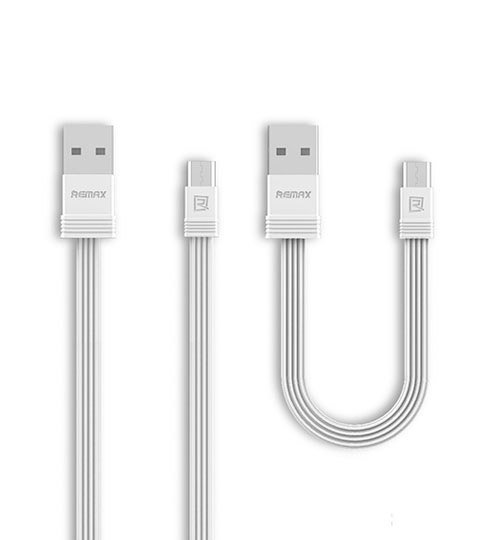 Remax sada 2 silných a flexibilních USB - micro USB kabelů 1m/ 16cm