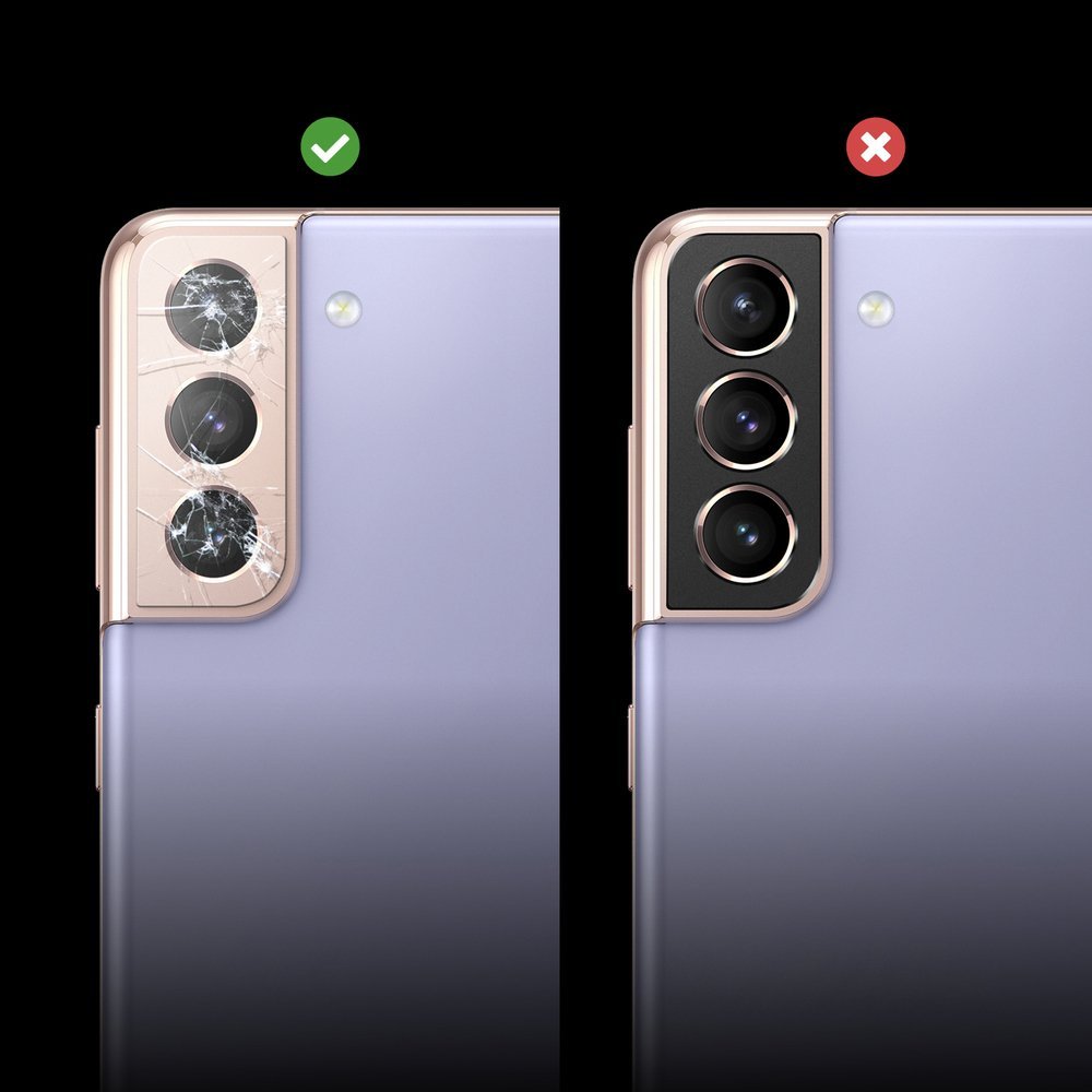 Ringke Camera Styling super odolná ochrana zadního fotoaparátu Samsung Galaxy S21+ 5G (S21 Plus 5G) černá