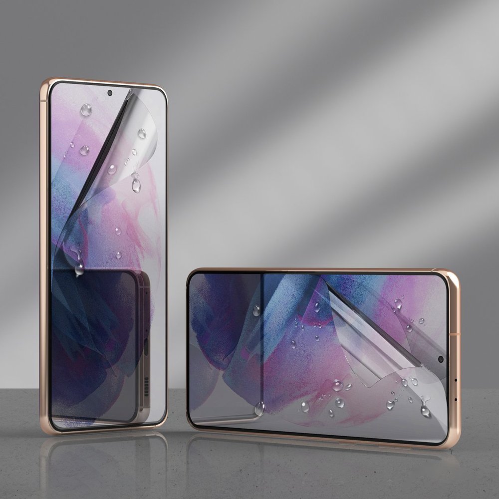 Ringke Easy Flex 2x mokrá instalace ochranná fólie pro Samsung Galaxy S21+ (S21 Plus) 5G