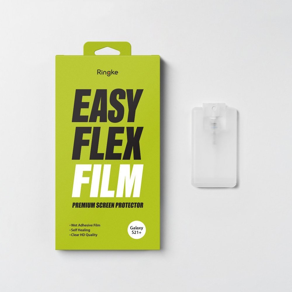 Ringke Easy Flex 2x mokrá instalace ochranná fólie pro Samsung Galaxy S21+ (S21 Plus) 5G