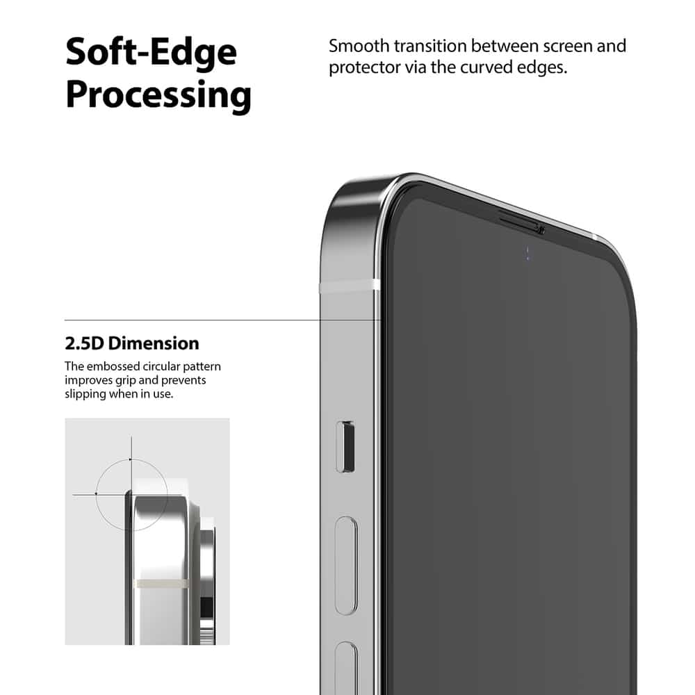 Ringke Invisible Defender ID Full Glass Tvrzené sklo Full Cover s rámečkem pro iPhone 13 Pro Max