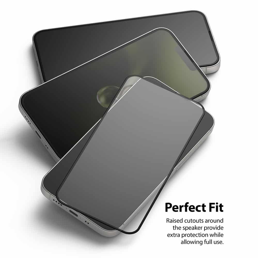 Ringke Invisible Defender ID Full Glass tvrzené sklo plné pokrytí s rámečkem pro iPhone 13 mini
