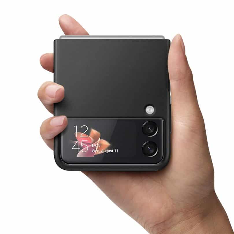 Samsung pouzdro z pravé kůže pro Samsung Galaxy Z Flip 3