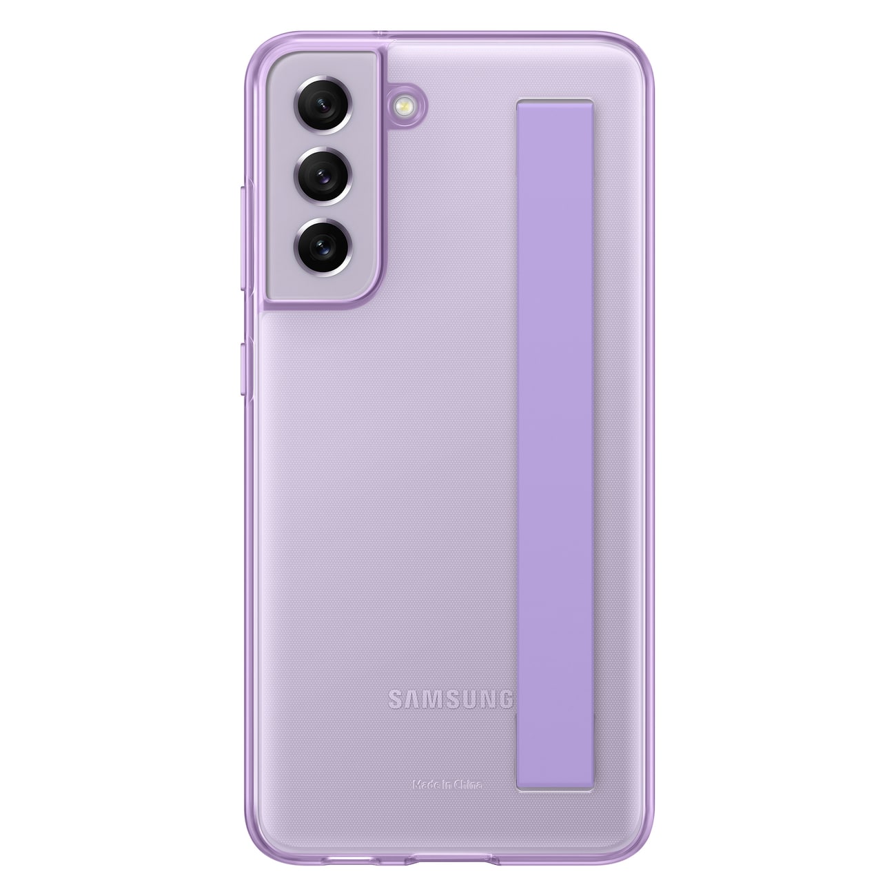 Samsung Original Slim Strap Cover pro Galaxy S21 FE levandulová