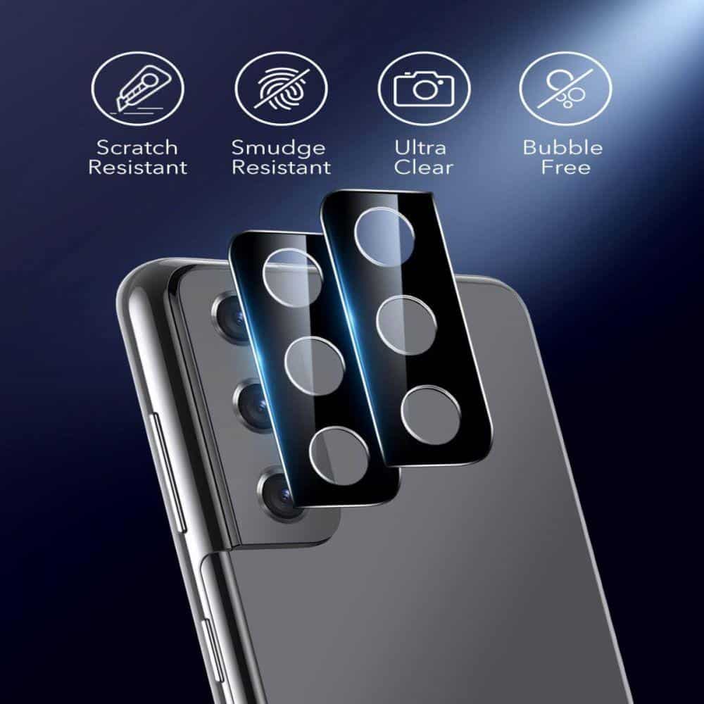ESR Tvrzené sklo objektivu fotoaparátu 2ks pro Samsung Galaxy S21 + (PLUS)