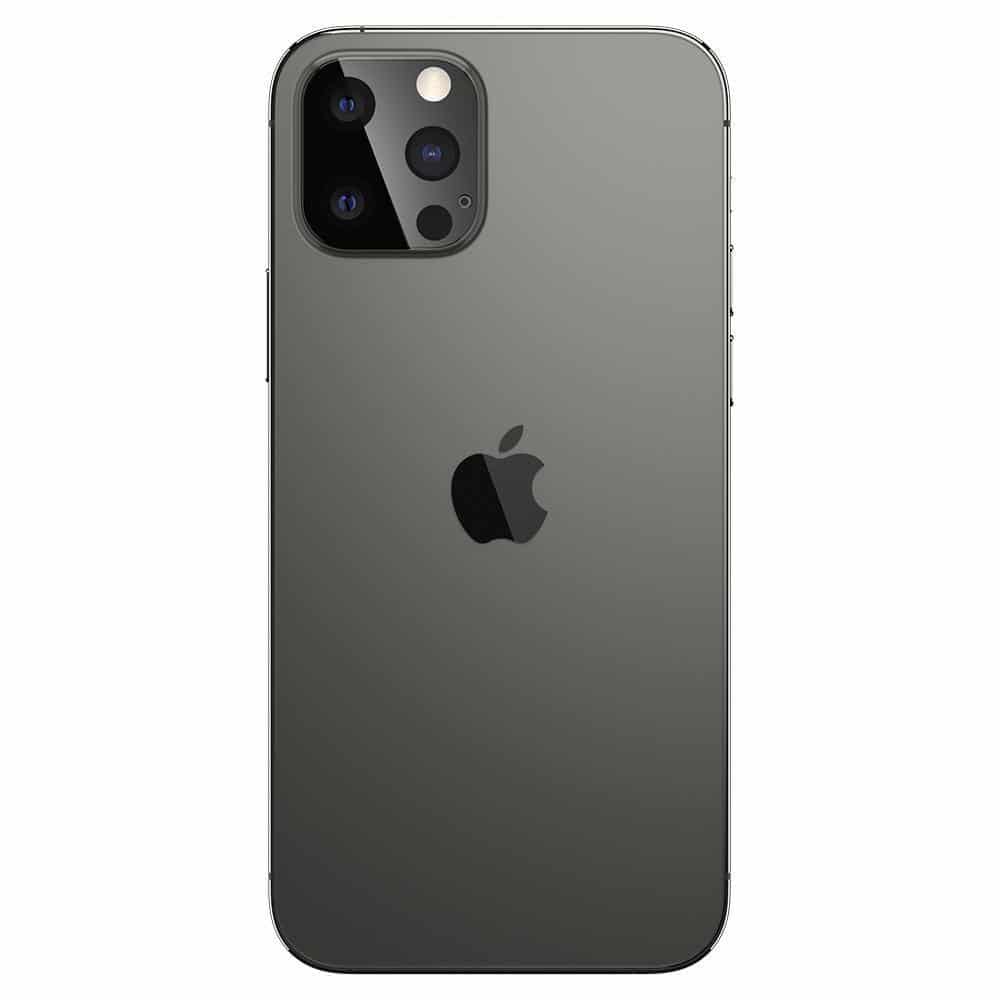 SPIGEN OPTIK.TR TVRZENÉ SKLO SADA 2 KS PRO KAMERU IPHONE 12 PRO MAX ČERNÉ