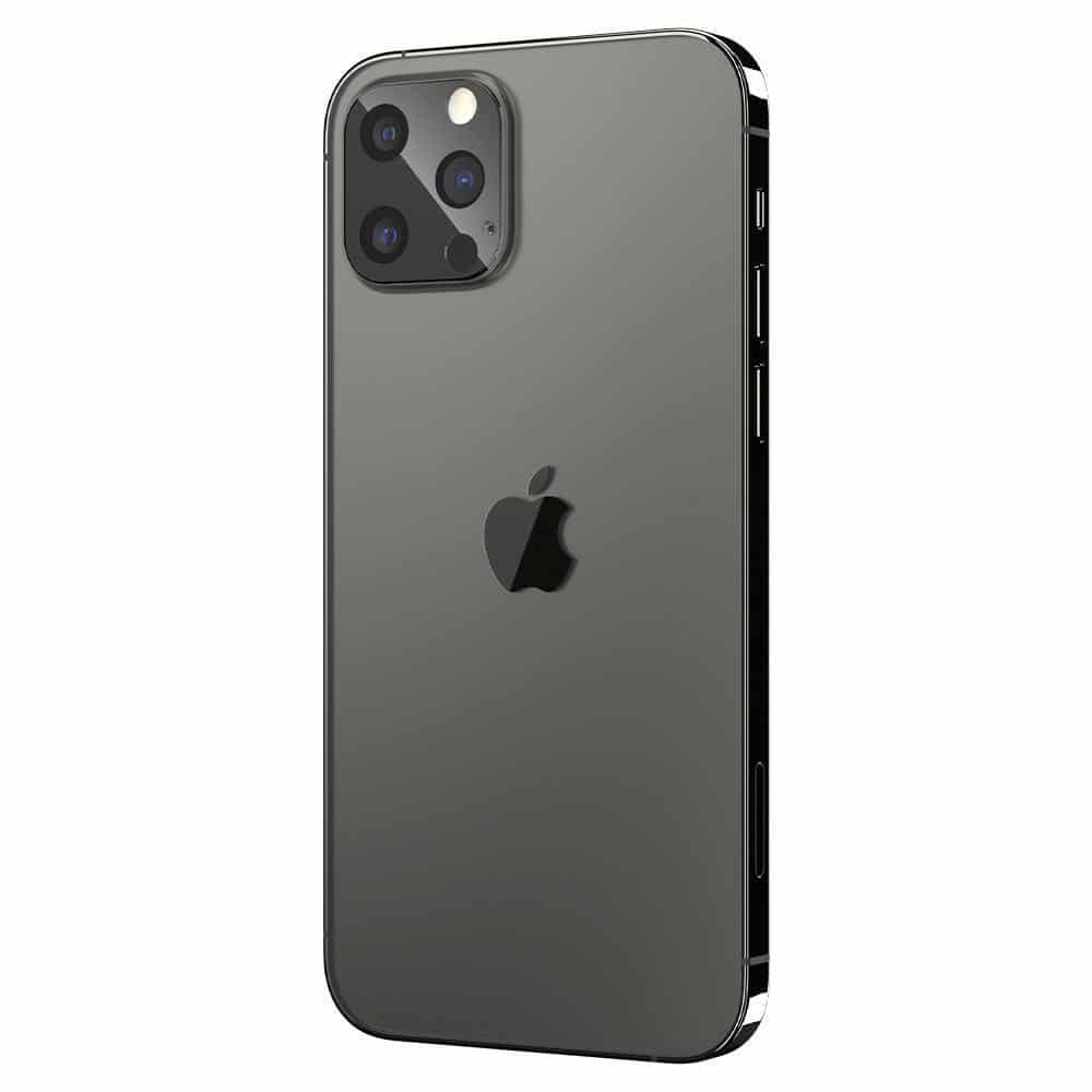 SPIGEN OPTIK.TR TVRZENÉ SKLO SADA 2 KS PRO KAMERU IPHONE 12 PRO MAX ČERNÉ