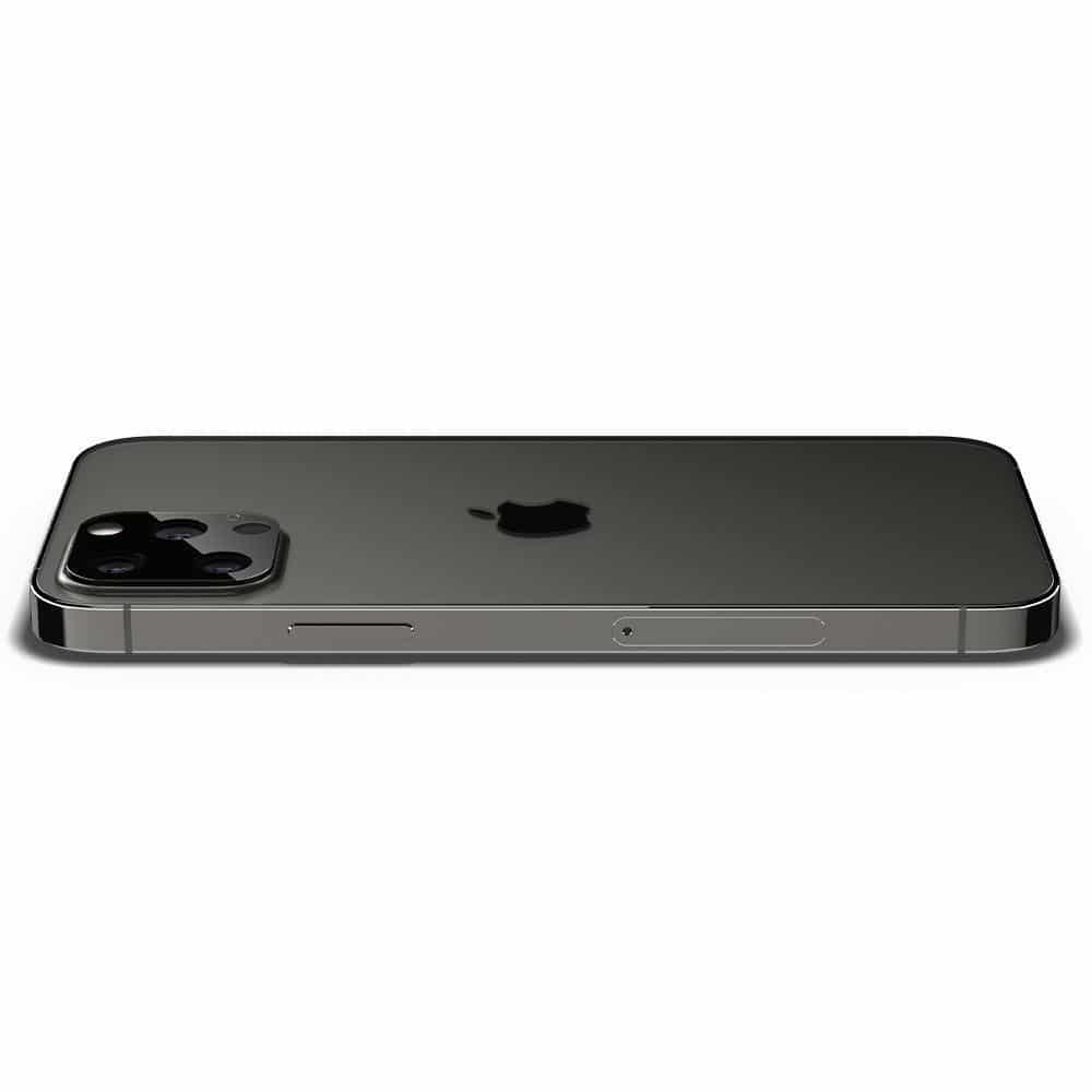 SPIGEN OPTIK.TR TVRZENÉ SKLO SADA 2 KS PRO KAMERU IPHONE 12 PRO MAX ČERNÉ