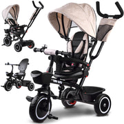 Tricikl Tiny Bike 3u1 – Beige