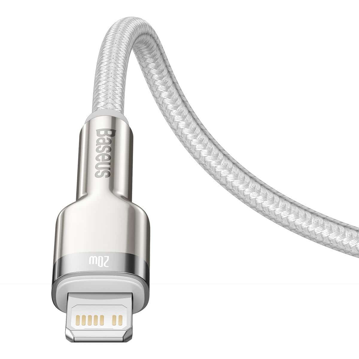 USB-C na Lightning kabel Baseus Cafule PD 20W 2m (bílý)