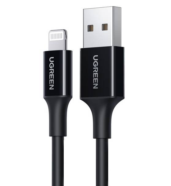 USB na Lightning kabel UGREEN US155 MFI 2m crni