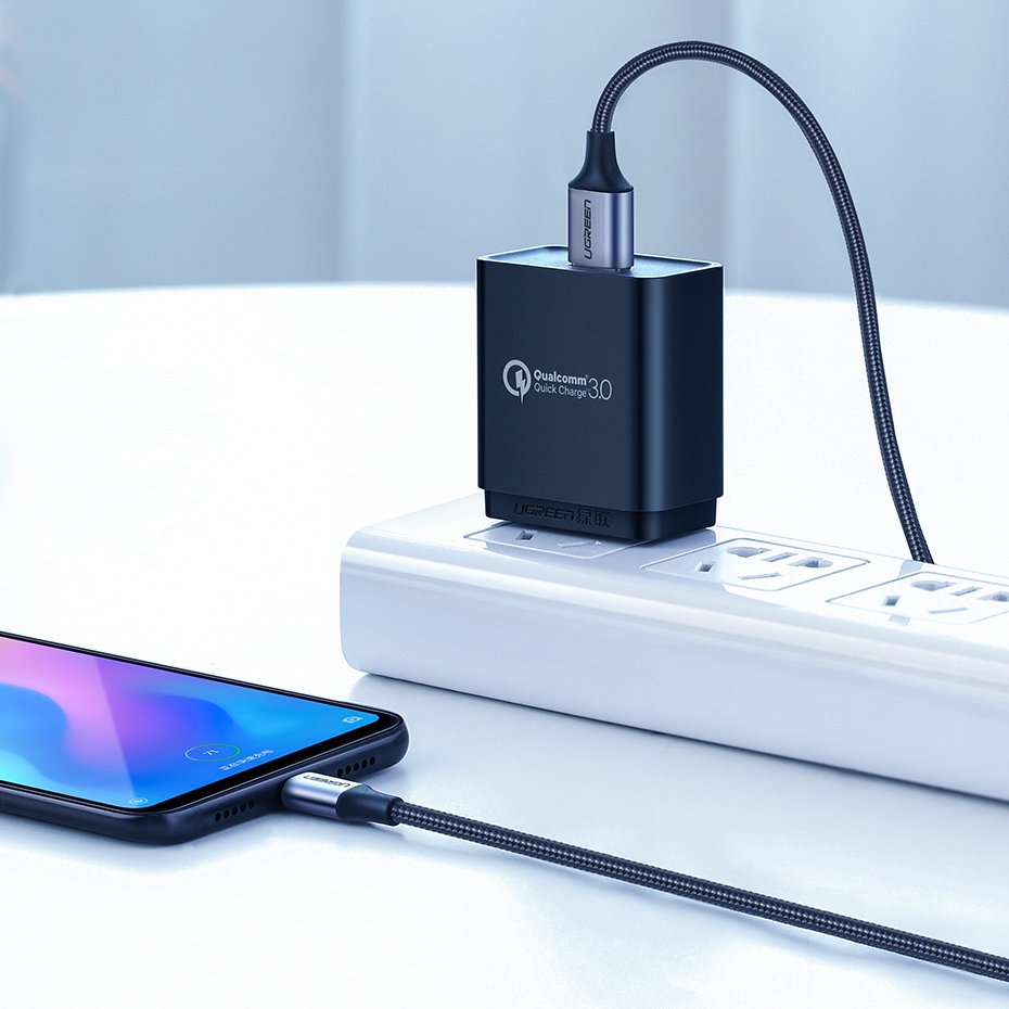 UGREEN USB-C kabel Quick Charge 3.0 3A 1 m