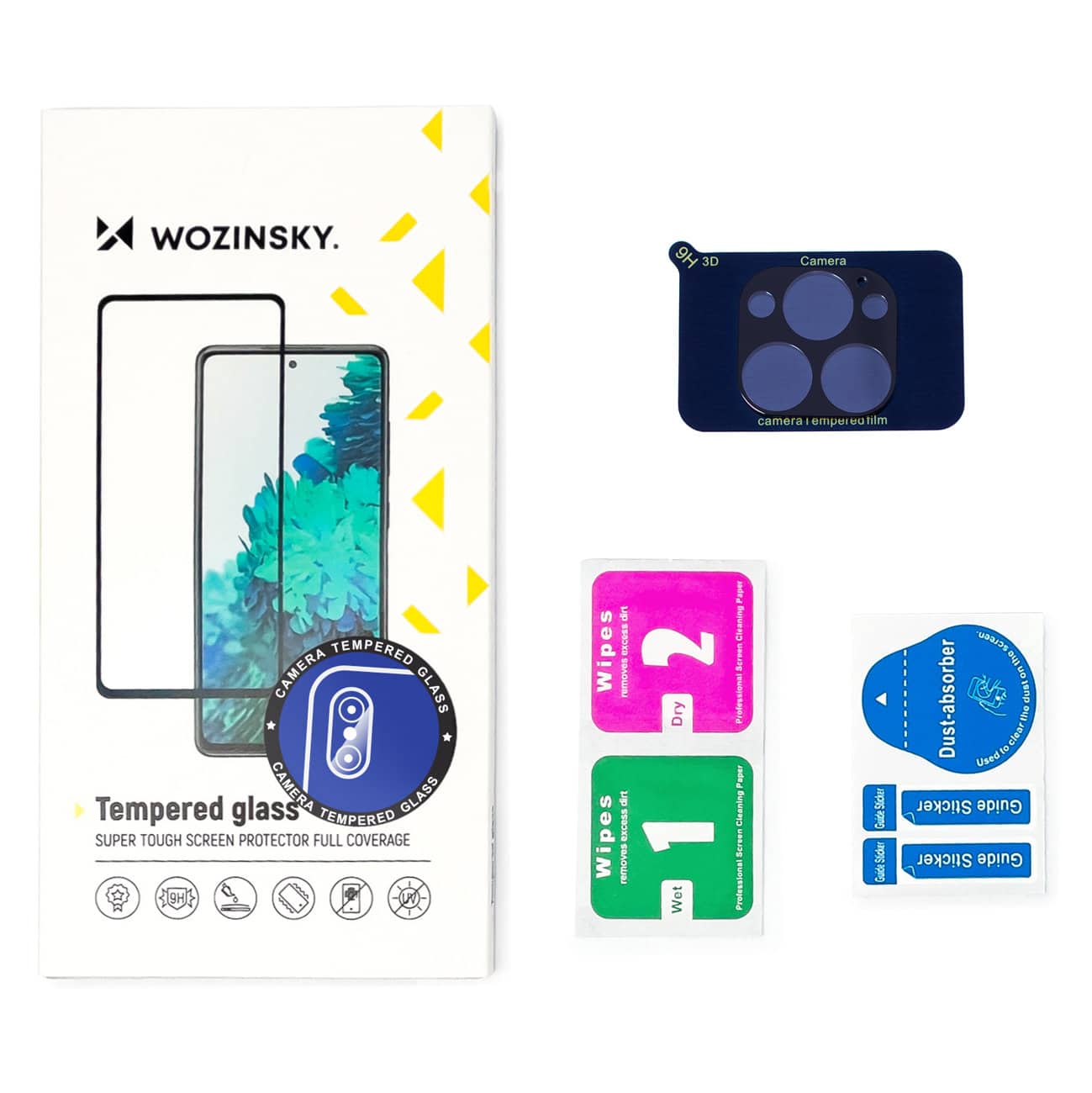 Wozinsky Full Camera Glass 9H Tvrzené sklo na kameru pro Motorola Moto G22