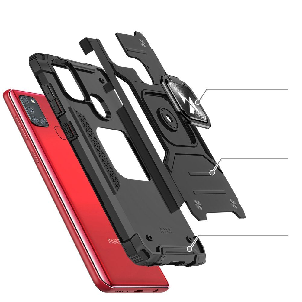 Wozinsky Ring Armor Case pouzdro pro Samsung Galaxy A21 S