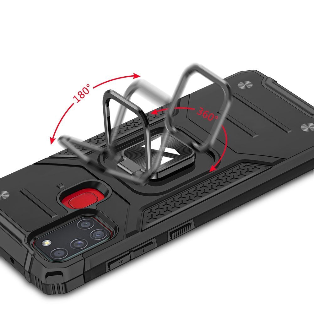 Wozinsky Ring Armor Case pouzdro pro Samsung Galaxy A21 S