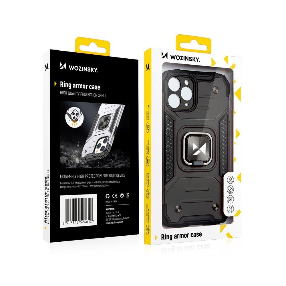 Wozinsky Ring Armor pro Samsung Galaxy A21S růžový