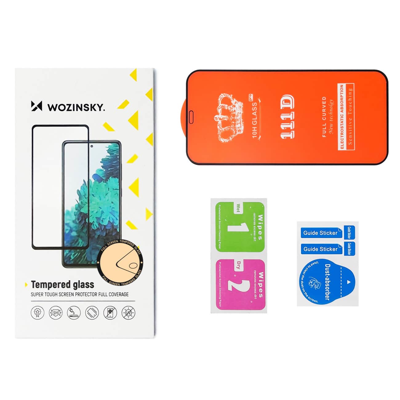 Wozinsky Super Tough Full Glue tvrzené sklo přes celý displej s rámečkem pro Samsung Galaxy A13 4G