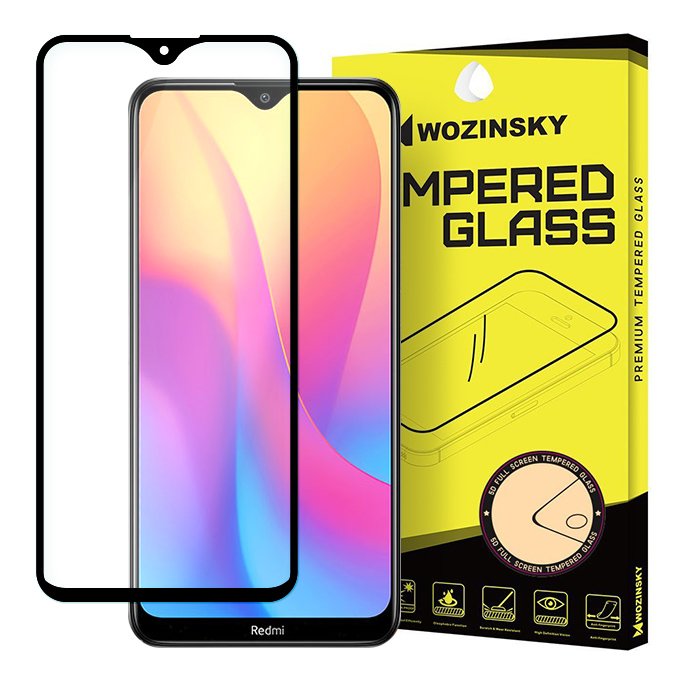 Kaljeno staklo čvrsta zaštita sa okvirom za Xiaomi Redmi 8A