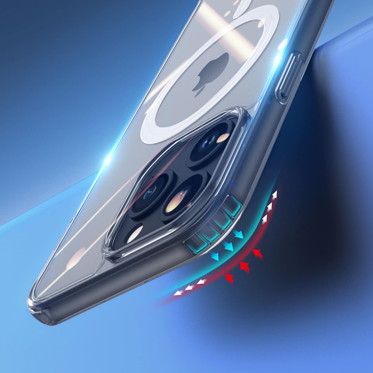 DUX DUCIS Clin Mag – průhledný kryt kompatibilní s MagSafe pro iPhone 15 Pro Max
