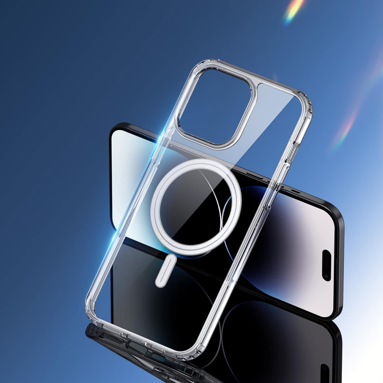 DUX DUCIS Clin Mag - průhledné pouzdro kompatibilní s MagSafe pro iPhone 15 Pro