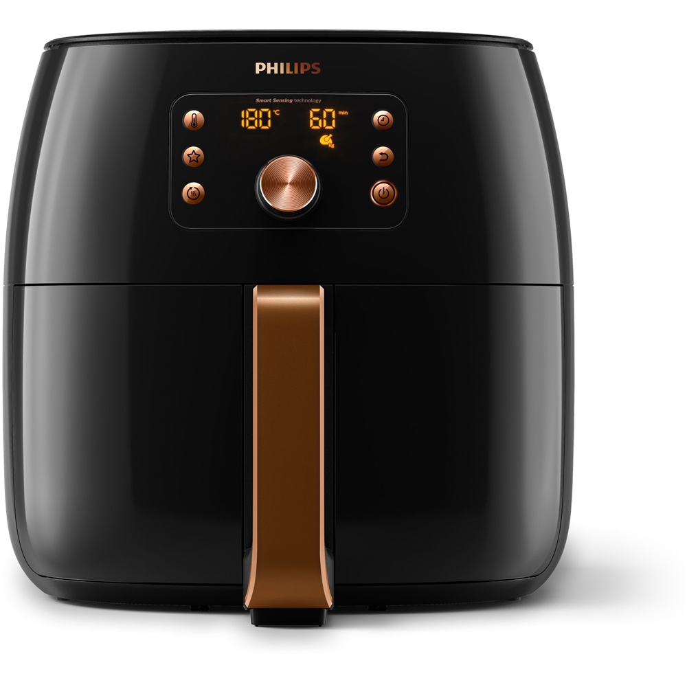 Philips HD9867/90 friteza Jednostruko 2200 W Friteza na vrući zrak Crno, Bakar