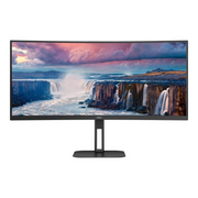AOC V5 CU34V5C/BK LED display 86,4 cm (34") 3440 x 1440 pikseli Wide Quad HD Crno