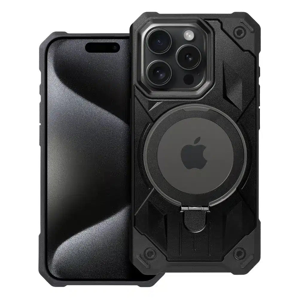 Armor Mag Cover maska kompatibilna s MagSafe za iPhone 15 Pro crna