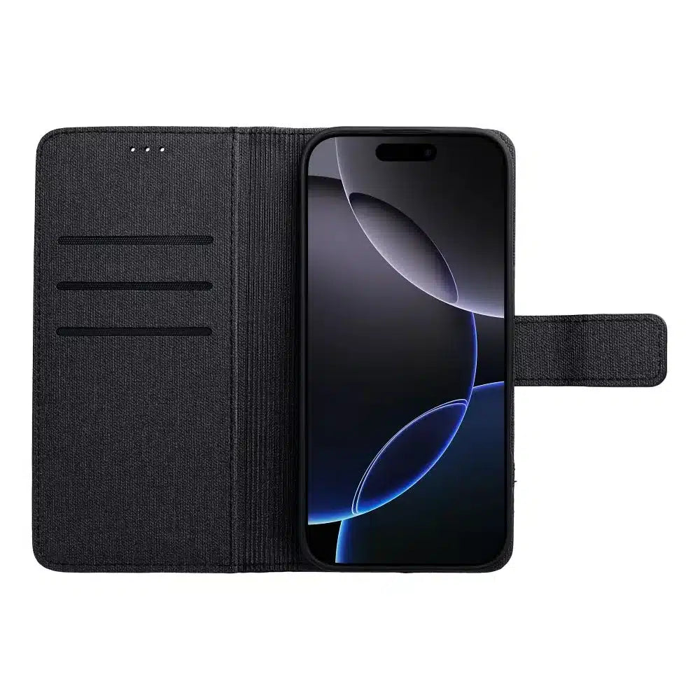GOMMA Book flipové pouzdro pro Xiaomi Redmi NOTE 14 PRO 5G / Redmi NOTE 14 PRO PLUS 5G černé