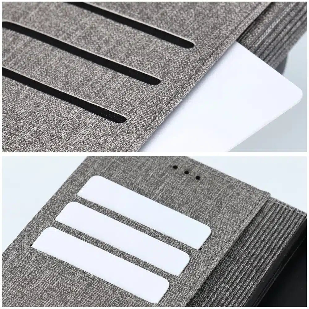 Knižkové pouzdro GOMMA pro Xiaomi Redmi NOTE 14 5G, šedé