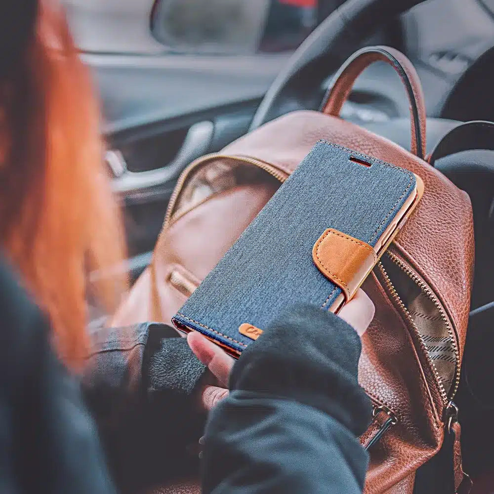 Pouzdro CANVAS Book pro XIAOMI Redmi Note12S, tmavě modré