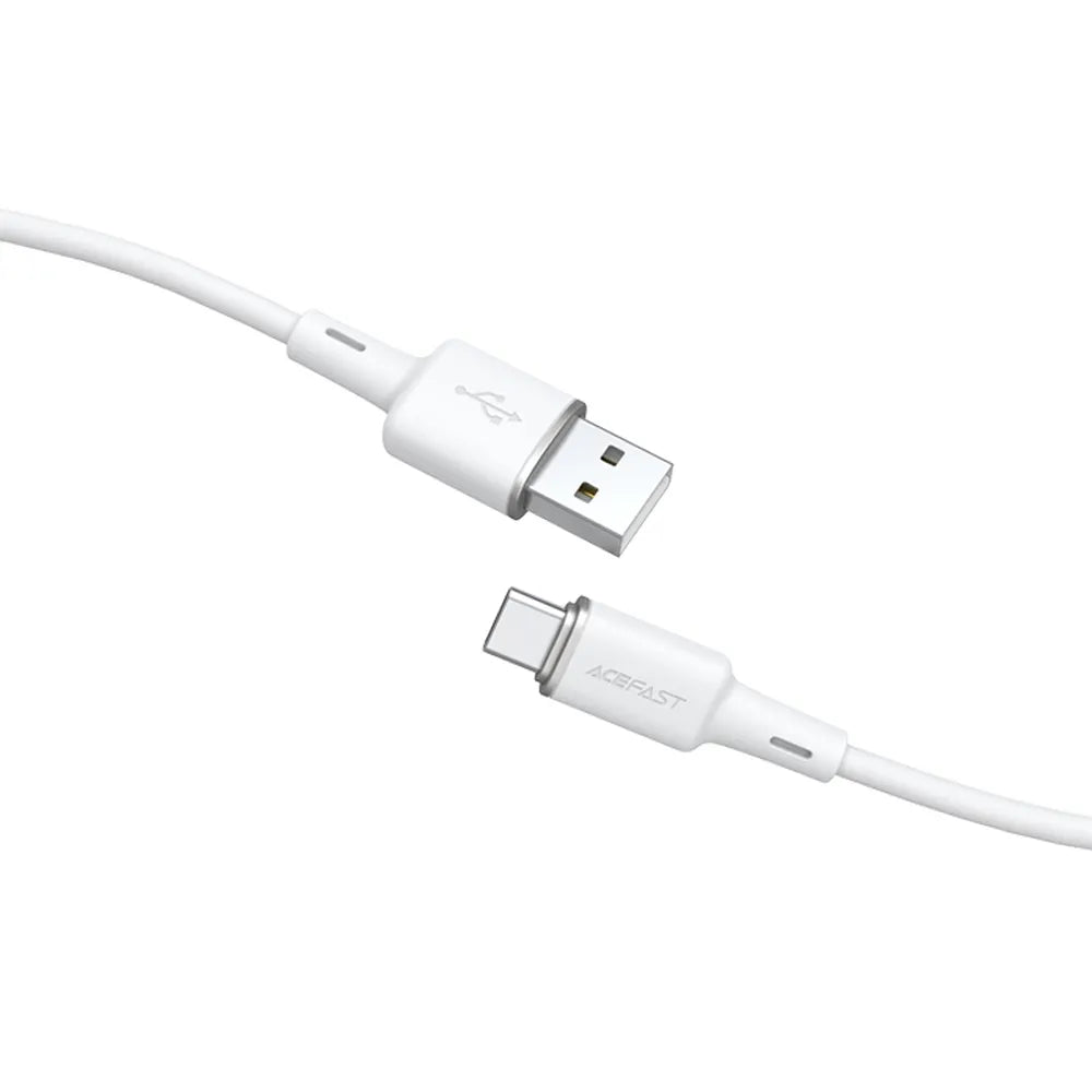 ACEFAST kabel USB A na Type C 3A C2-04 silikonski 120 cm bijeli