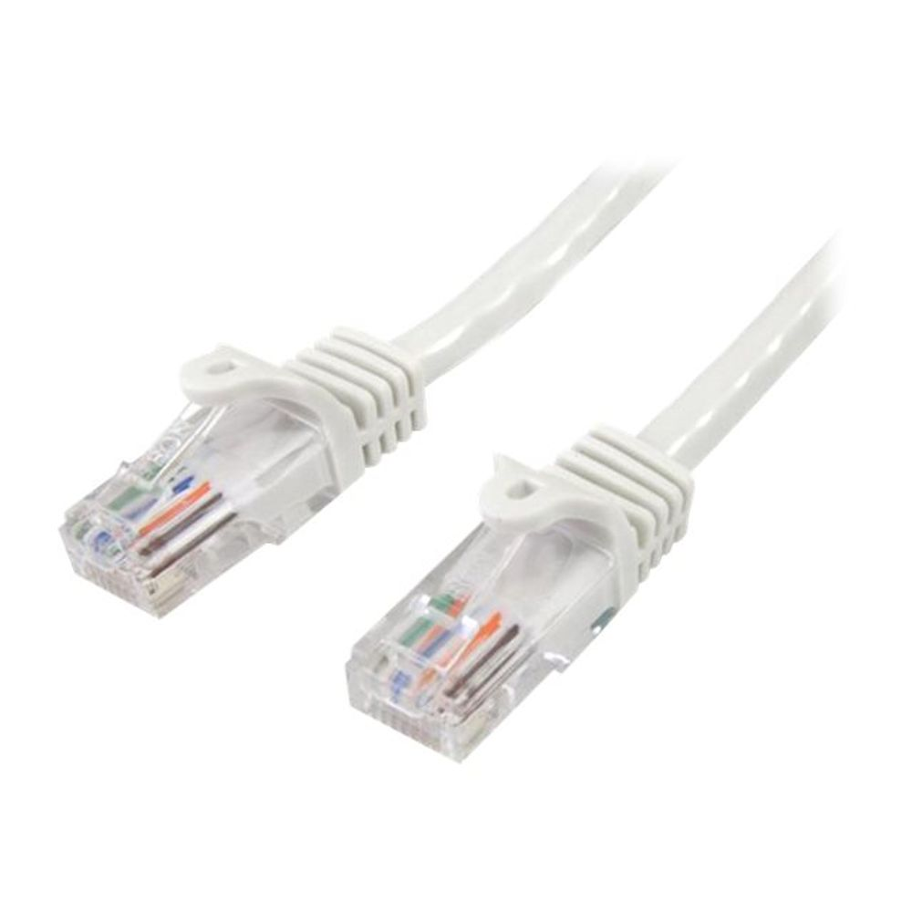 StarTech.com 45PAT5MWH kabel za umrežavanje Bijelo 5 m Cat5e U/UTP (UTP)