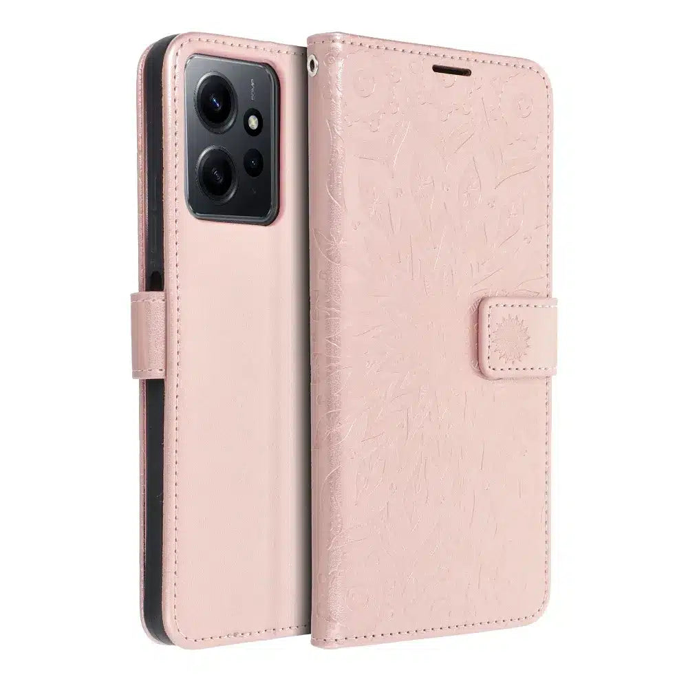 MEZZO Book case flipové pouzdro pro XIAOMI Redmi NOTE 12 4G mandala rose gold