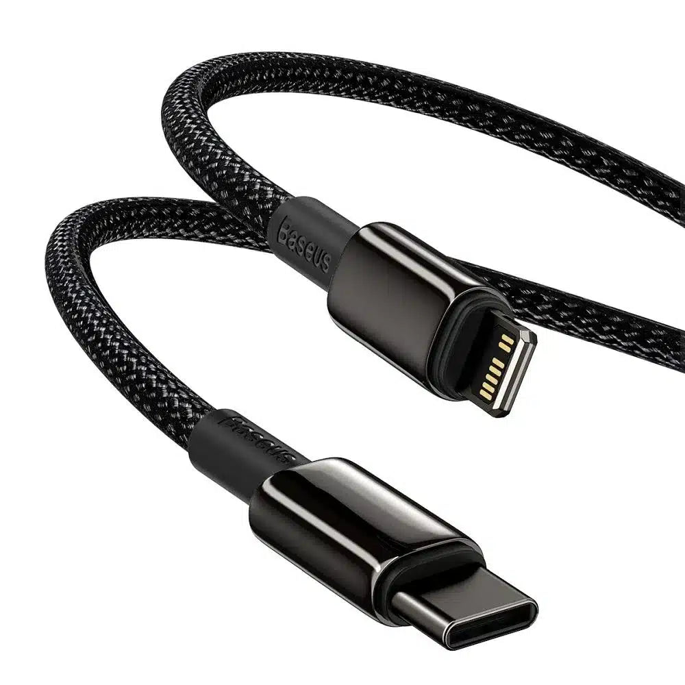 BASEUS kabel typu C na Lightning PD 20W Tungsten Gold CATLWJ-01 1m černý