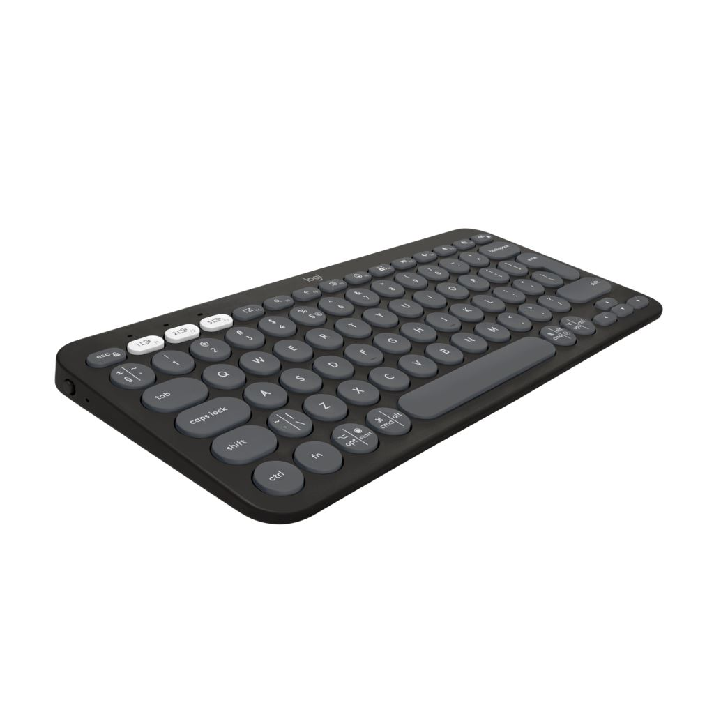 Logitech Pebble Keys 2 K380s tipkovnica RF bežični + Bluetooth QWERTY US Međunarodna Grafit