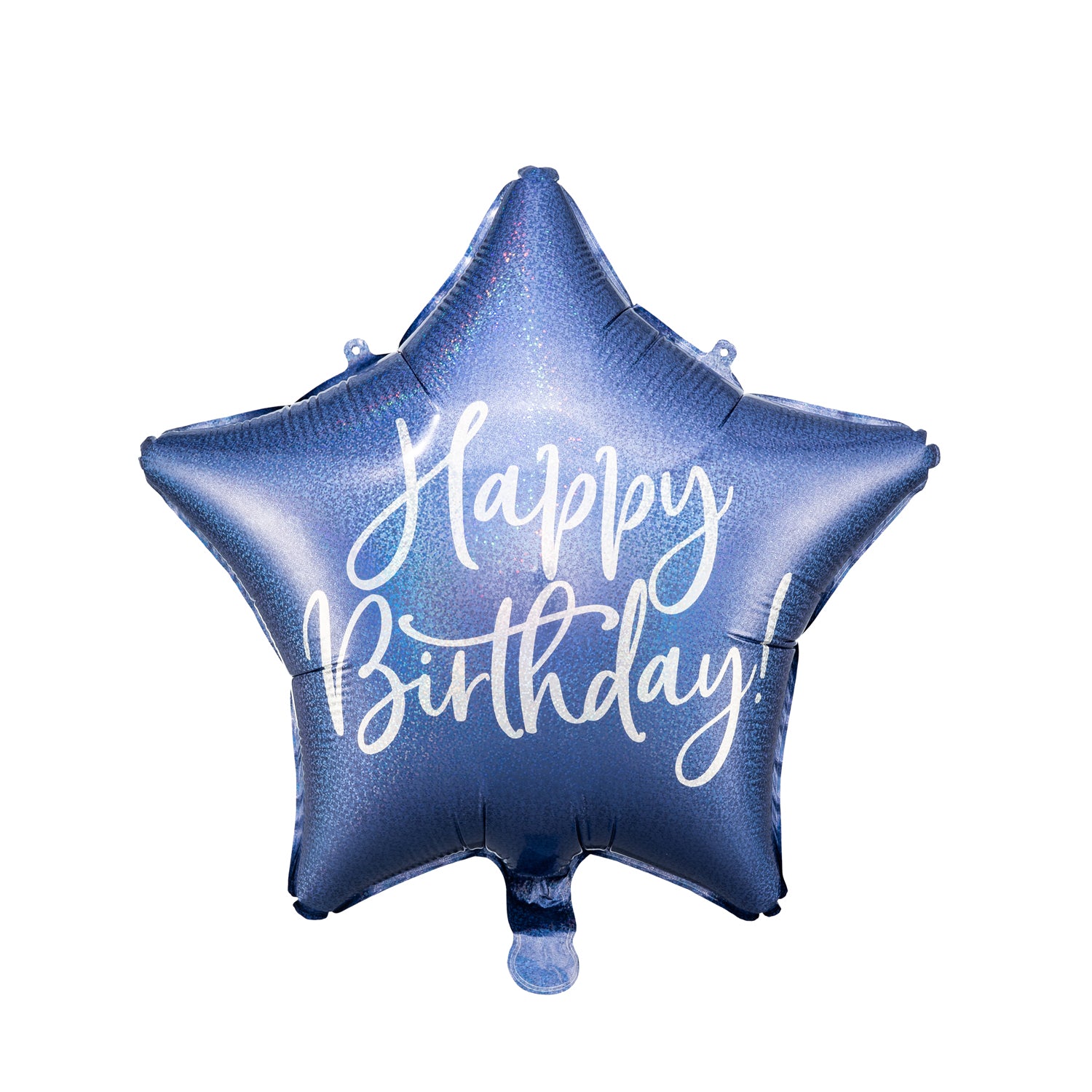Folija balon zvijezda plava Happy Birthday 40cm