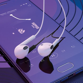 BOROFONE SLUCHÁTKA BM60 S KONEKTOREM TYPE-C (DAC) BÍLÁ