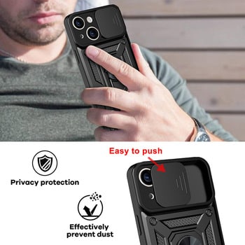 SLIDE CAMERA ARMOR TORBICA ZA IPHONE X/XS CRNA