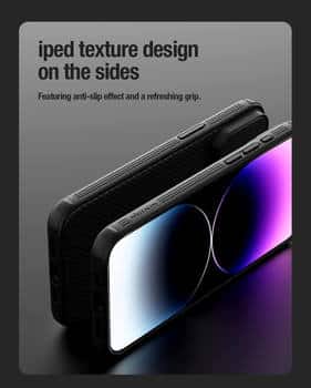 NILLKIN CAMSHIELD PRO PC+TPU POUZDRO PRO IPHONE 15 PRO tmavě fialové