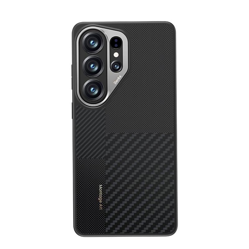 Benks Montage Magnetic Armor Pro Kevlar maska ​​s metalnim okvirom za Samsung Galaxy S26 Ultra crna